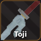 toji sword/weapon in verse piece