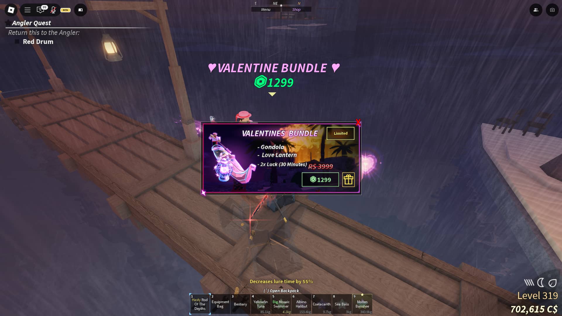 valentines bundle in fisch