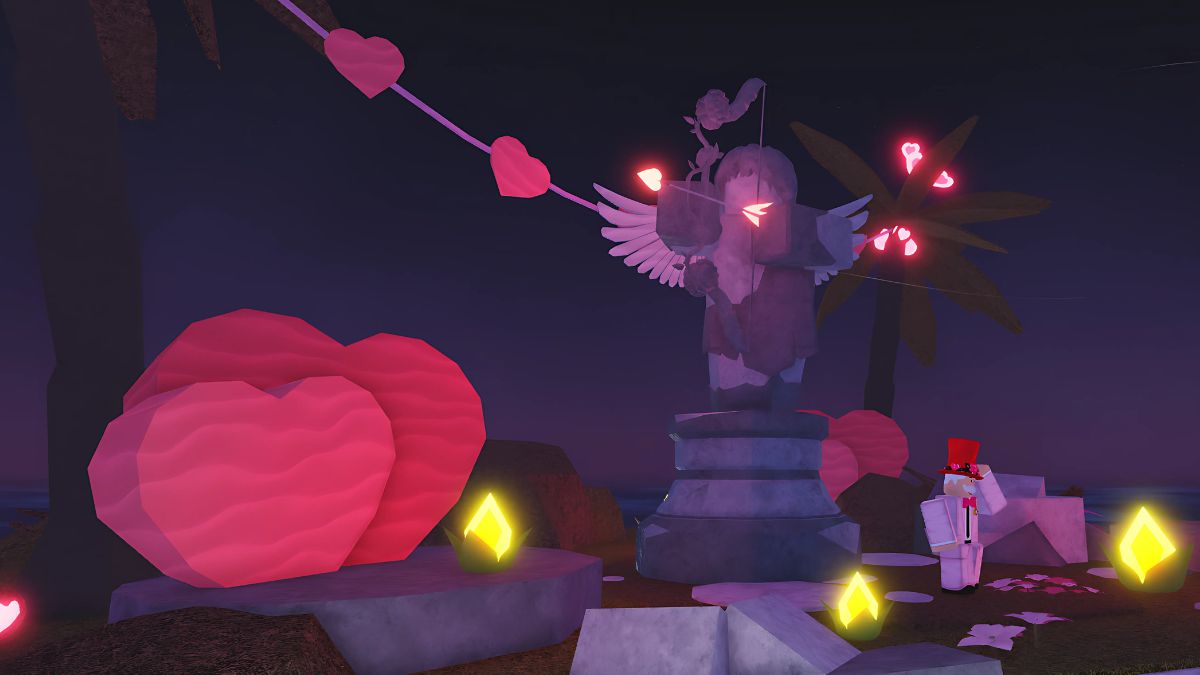 valentines statue npc in fisch