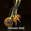 Volcano rod in Fisch Roblox -spet