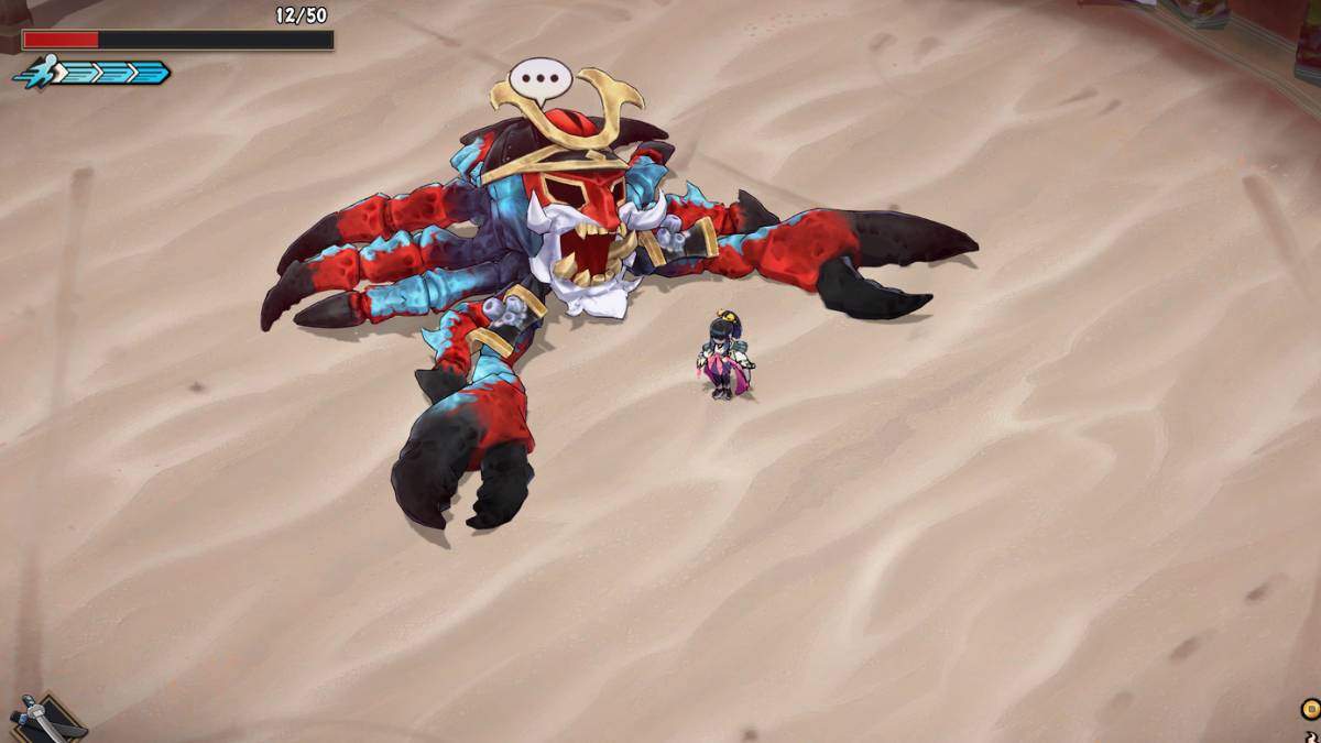 Crab mini boss in Yasha Legends of the Demon Blade