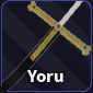 yoru sword/weapon in verse piece