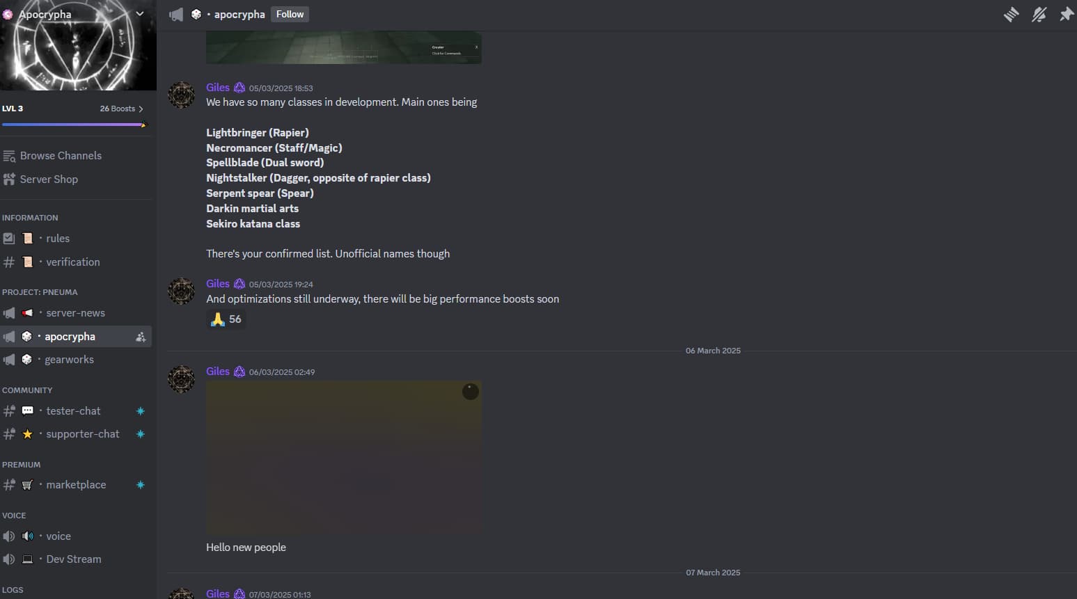 Apocrypha Discord Server