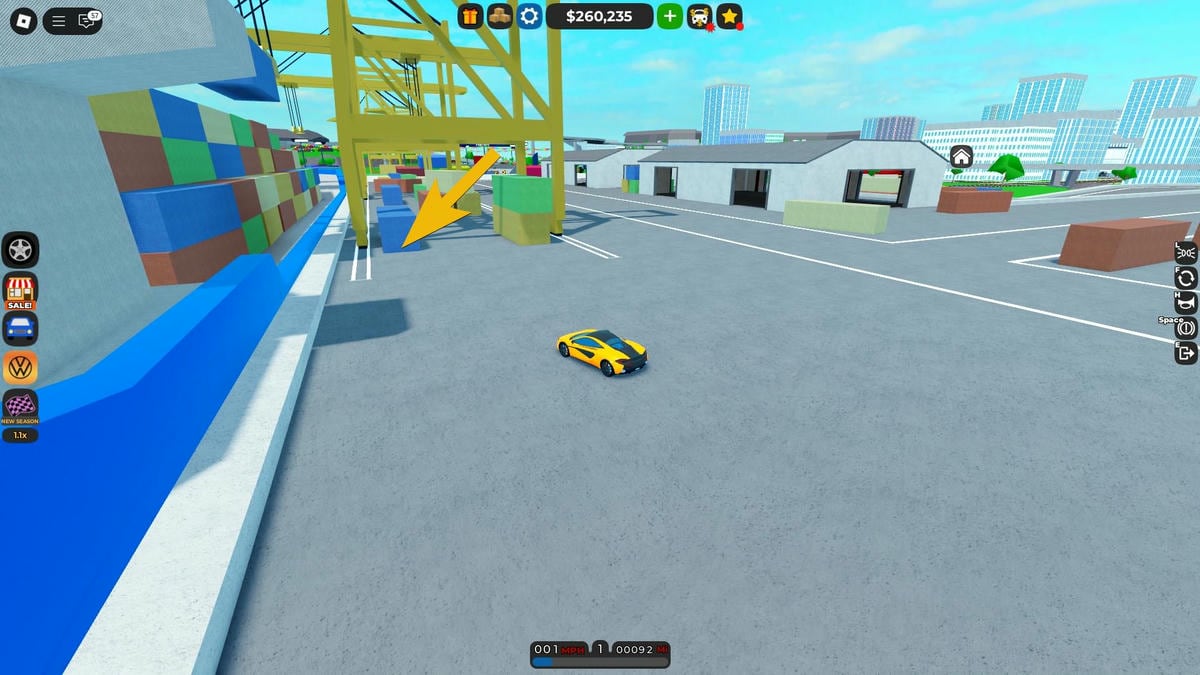 Location of Toyodo Car parts in Roblox Car Dealership Tycoon