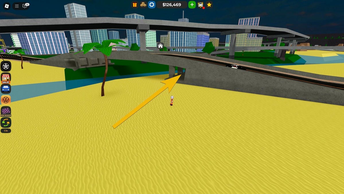 Location of Toyodo Car parts in Roblox Car Dealership Tycoon