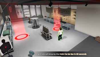A weapon store in Block Spin