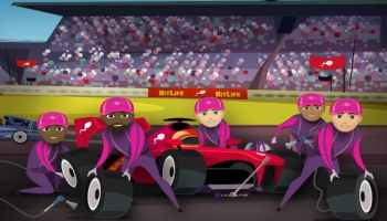 Several Pit Crew members in BitLIfe