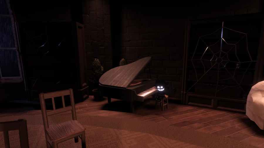 Sally Playing Piano in Growth of Giggle