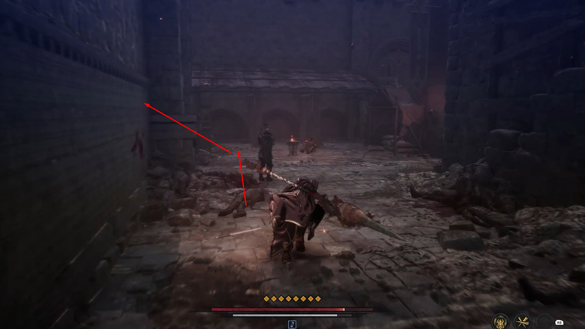 Khazan rushing through enemies in the First Berserker Khazan