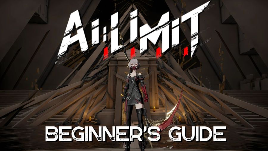 player posing in ai limit with beginner’s guide as the caption at the bottom