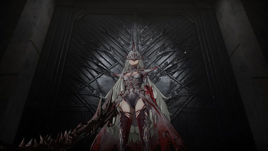 player standing in front of the tree door in ai limit