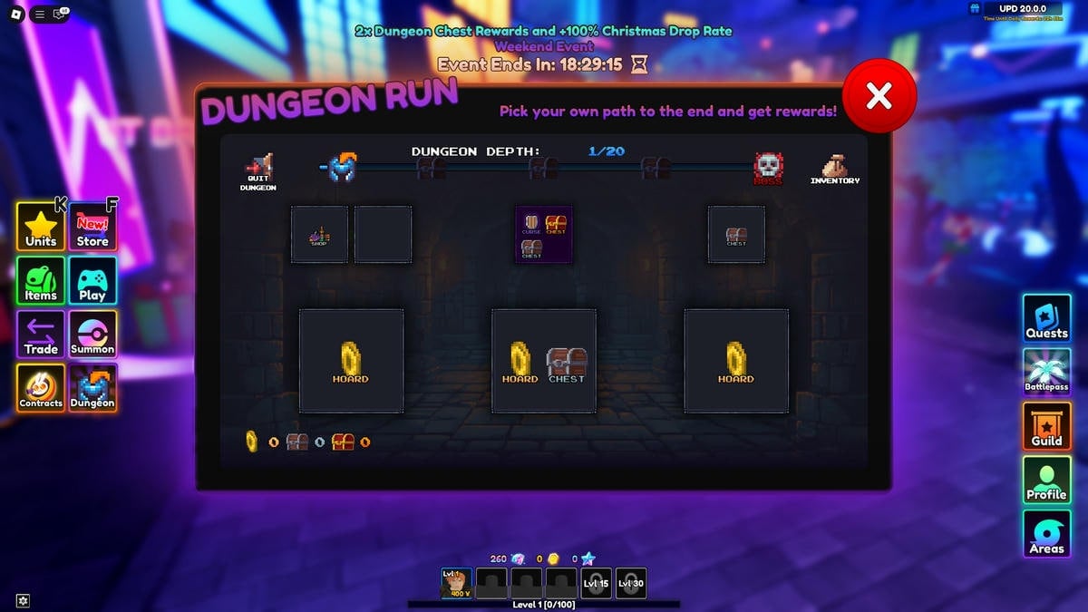 Anime Adventures Dungeon Run