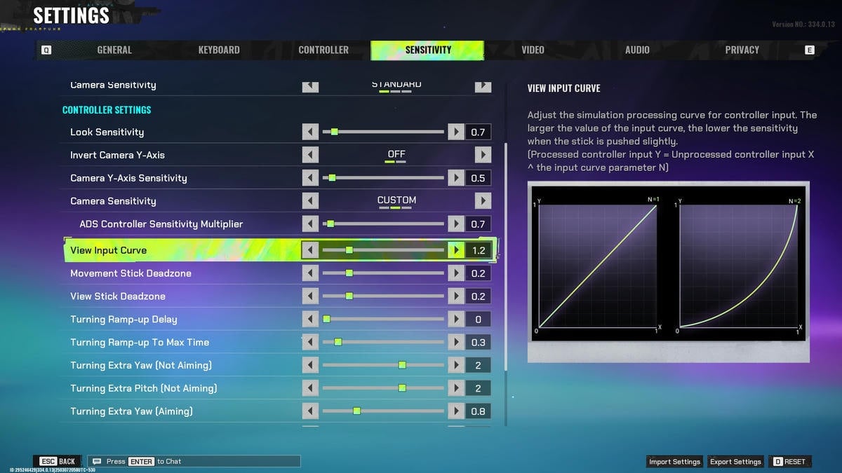 Fragpunk Controller Sensitivity Settings