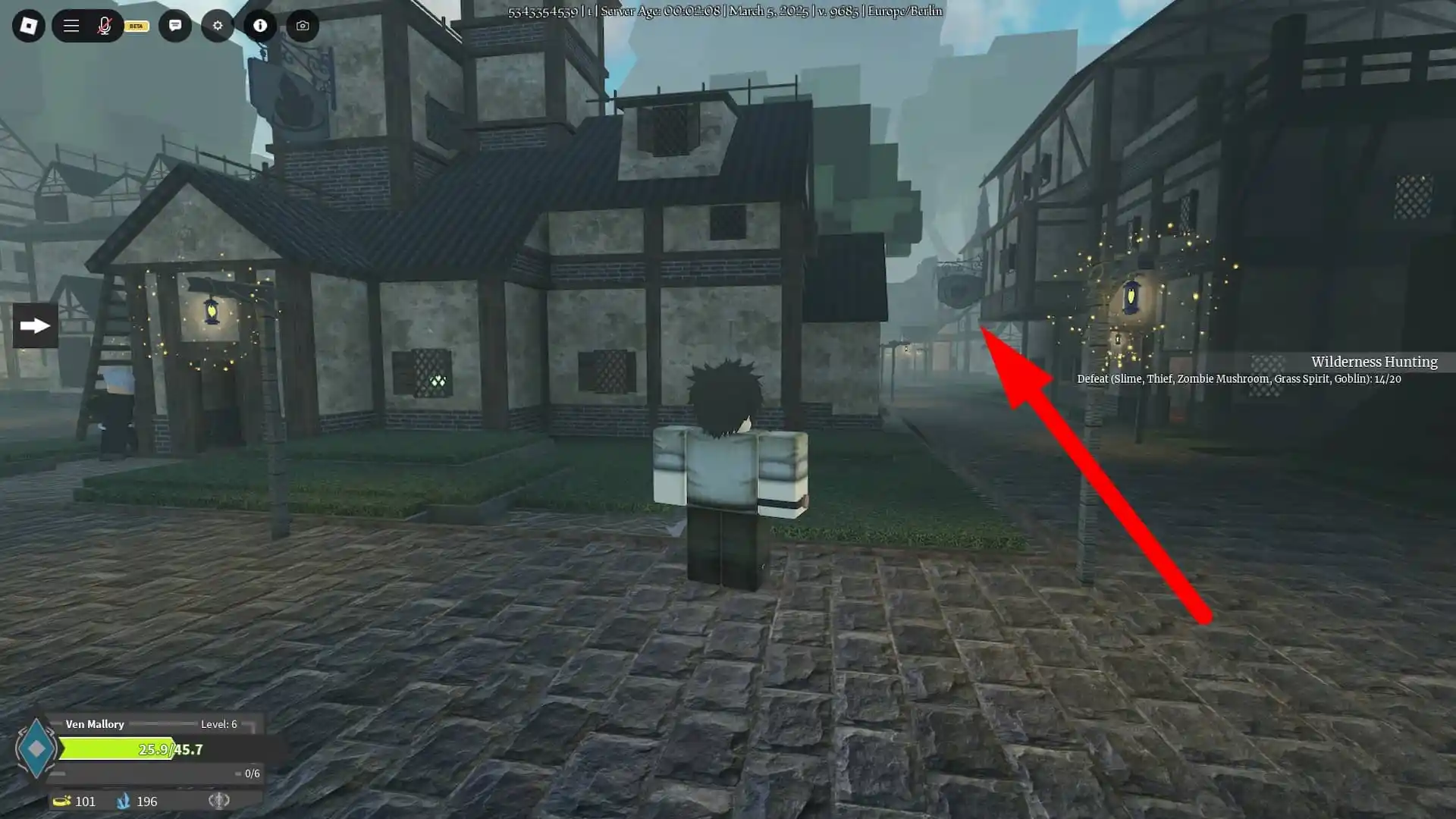 doctor npc location in arcane lineage roblox experience