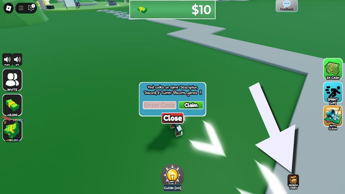 How to redeem Golf Range Tycoon codes.