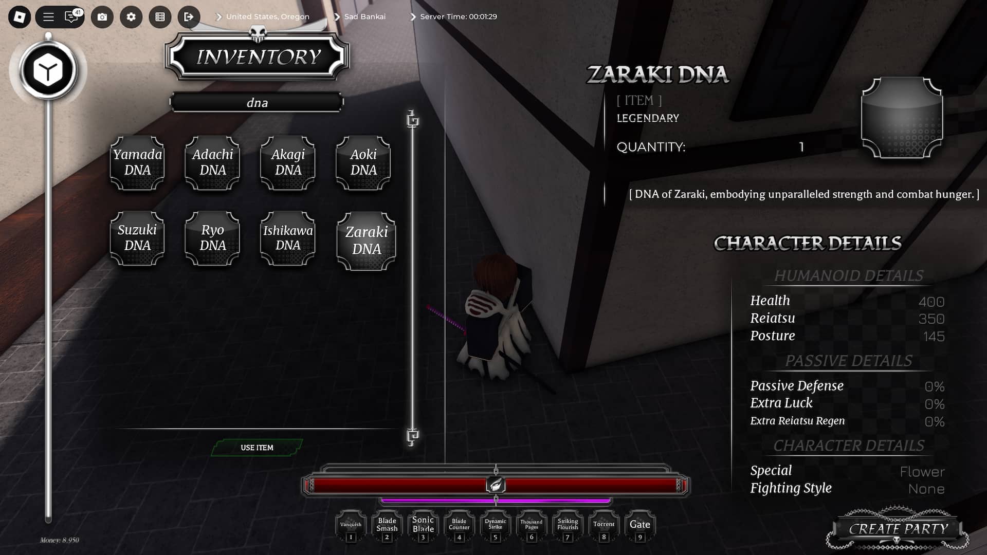 clan dna in player inventory in paradox roblox experience
