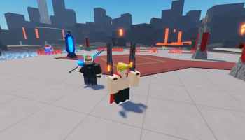 Players preparing for a fight in Duel Warriors