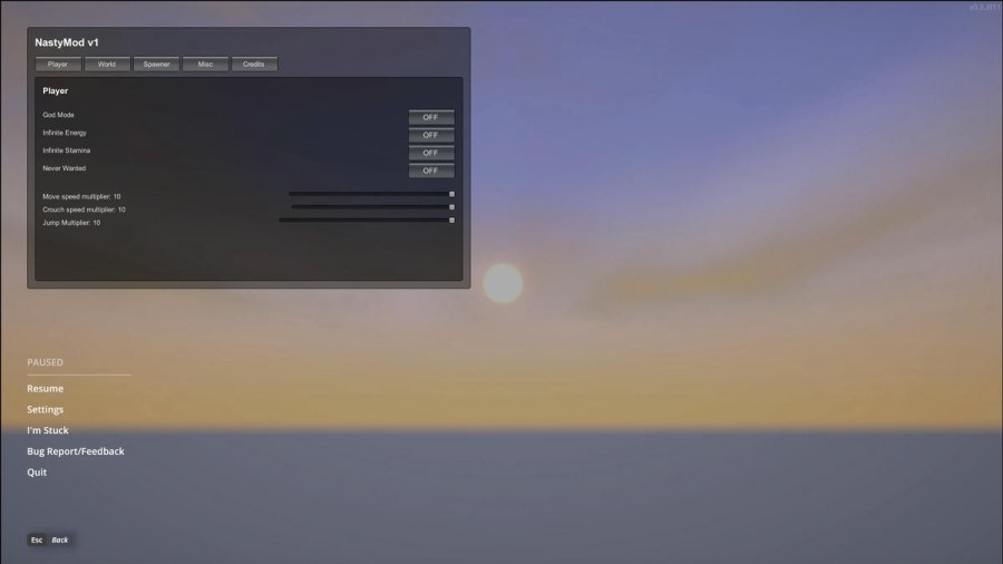 Schedule I Mod nasty Mod Menu