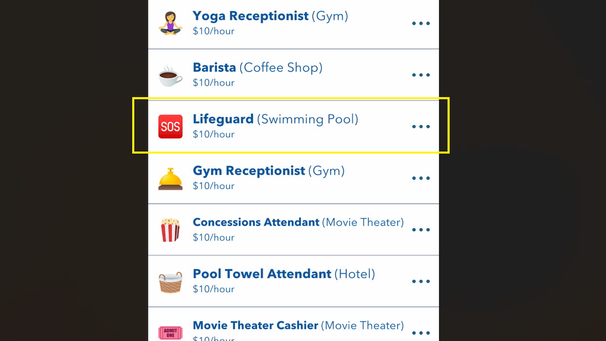 The Lifeguard Post in BitLife