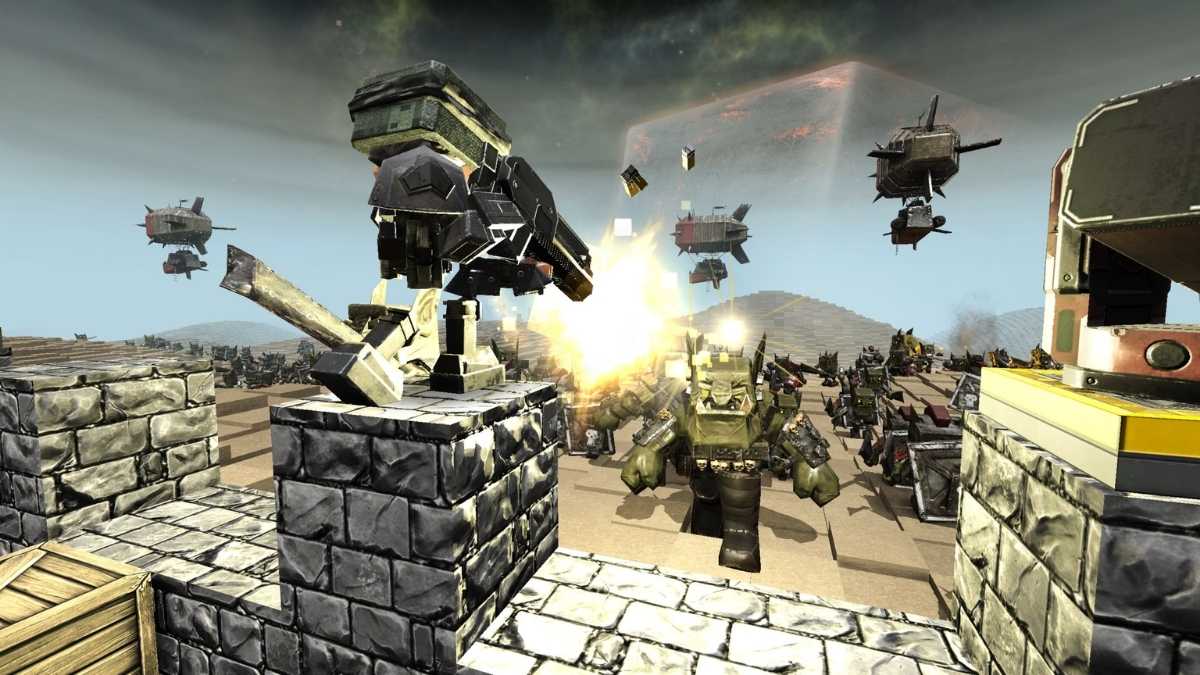 Weapons in Block Fortress 2