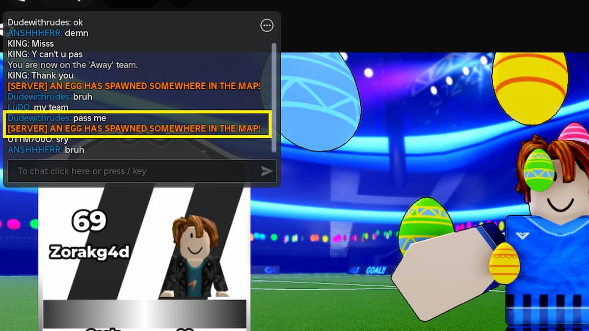 The Egg Notification Message in BLR