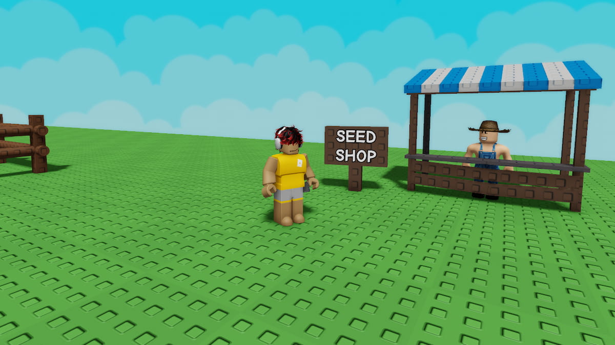 A Seed Shop in Grow A Garden