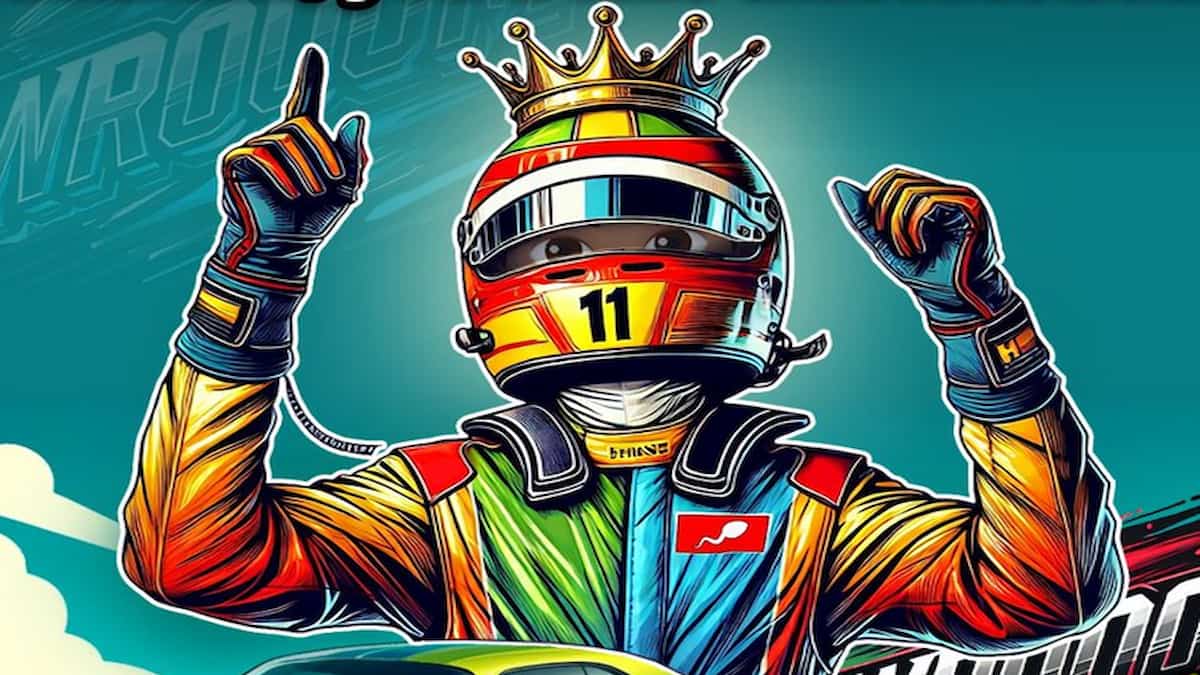 A Racing Car Driver in BitLife