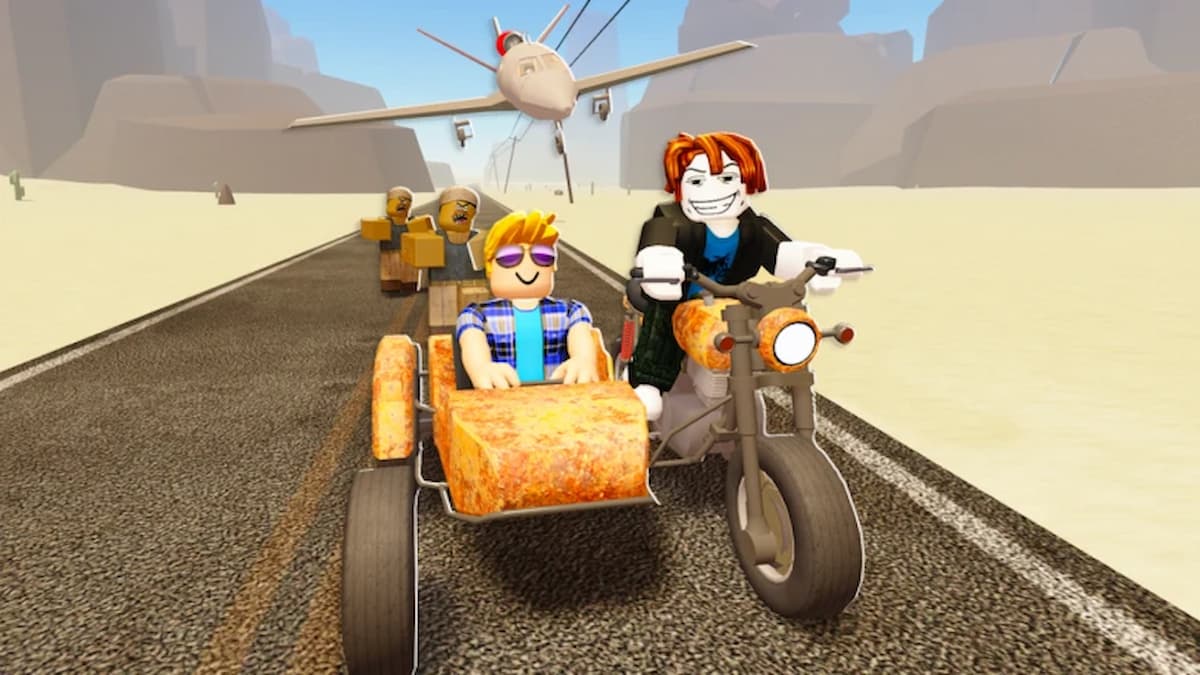 Two players in A Dusty Trip