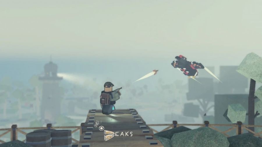 A player hunting Birds in Beaks