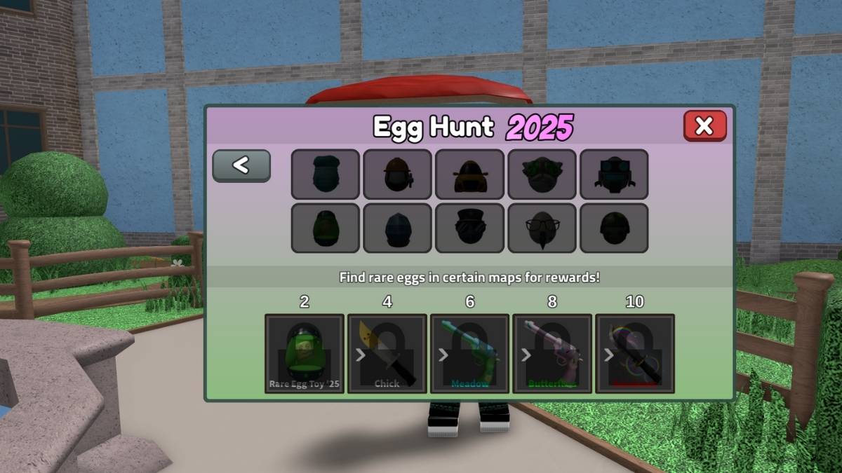 Egg Hunt Rewards in Murder Mystery 2
