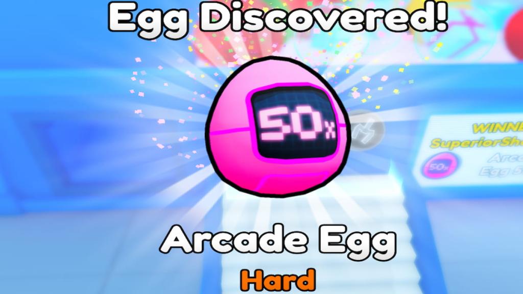 An Arcade Egg in Pet Sim 99