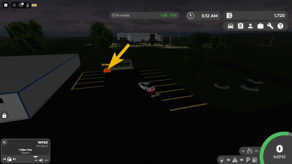 Easter event car spawn location in Greenville