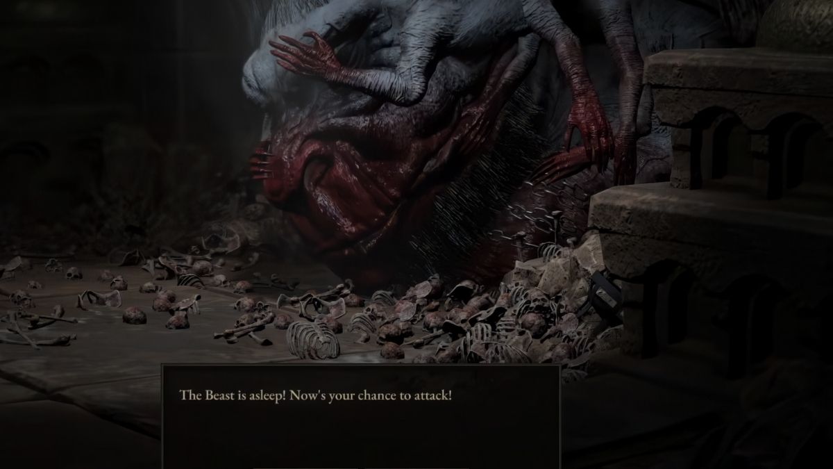 The Beast Sleeping in Wartales