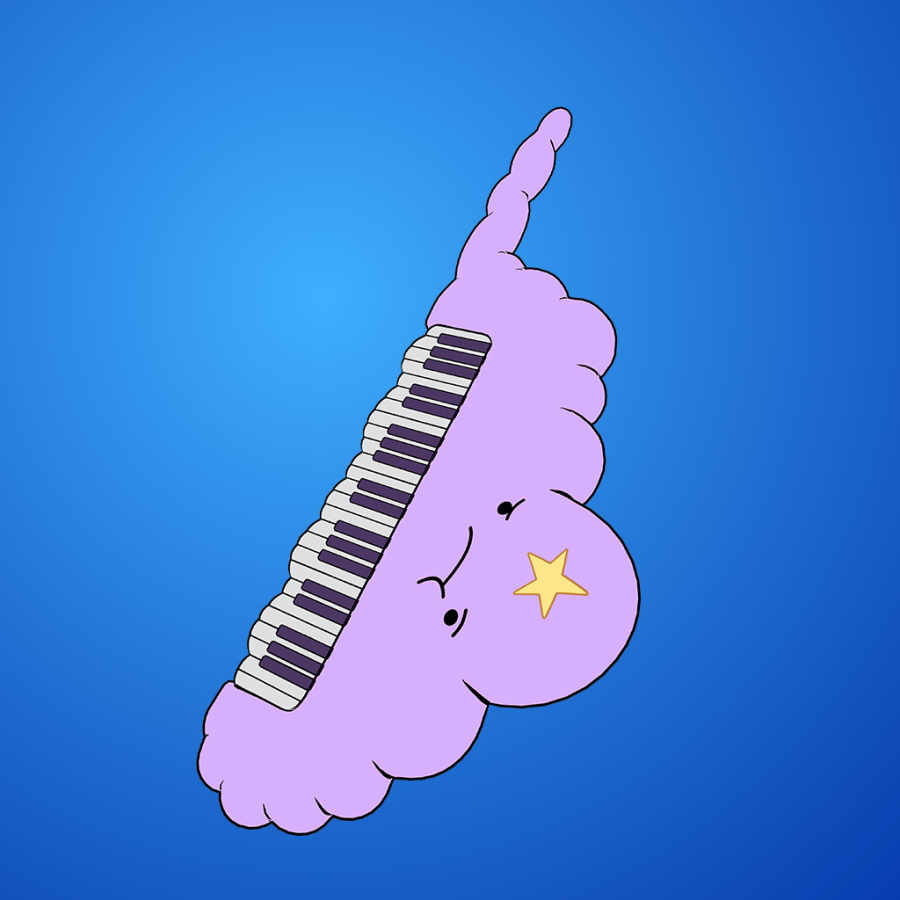 Lumpy Space Piano Keytar