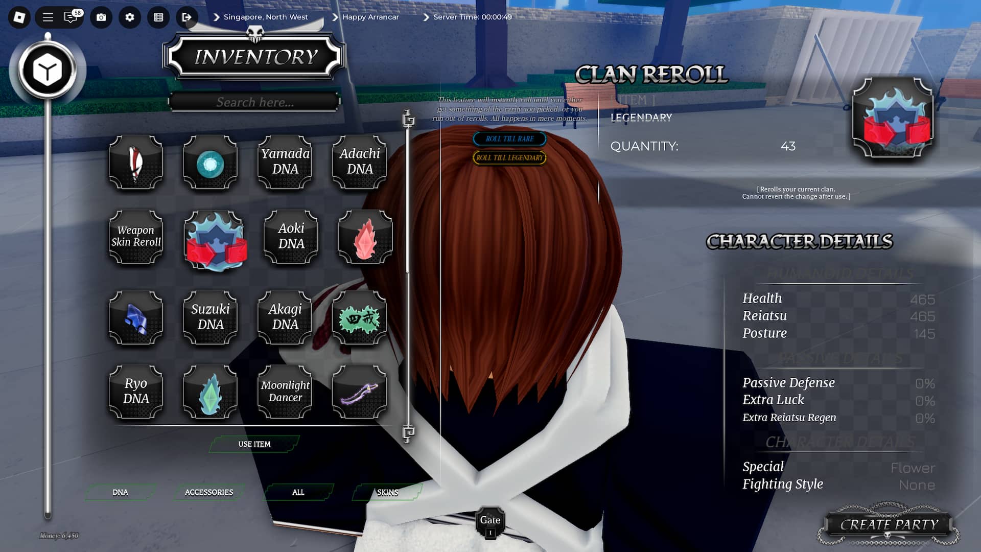 all consumable items in paradox roblox experience