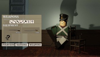 Guts and Gunpowder weapon selection screen menu