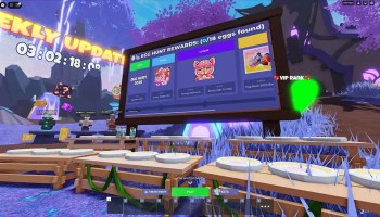 Roblox Bedward Egg Hunt event board