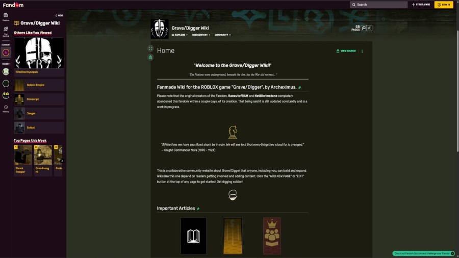 Grave/Digger wiki