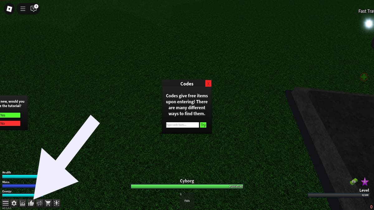 How to redeem Unnamed RPG Game codes.