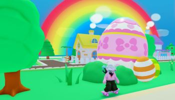 My Hello Kitty Cafe easter event decorations