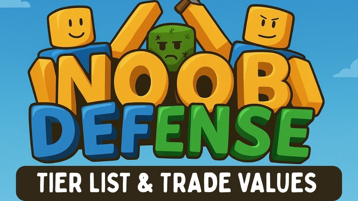 Noob Defense tier list and trade values
