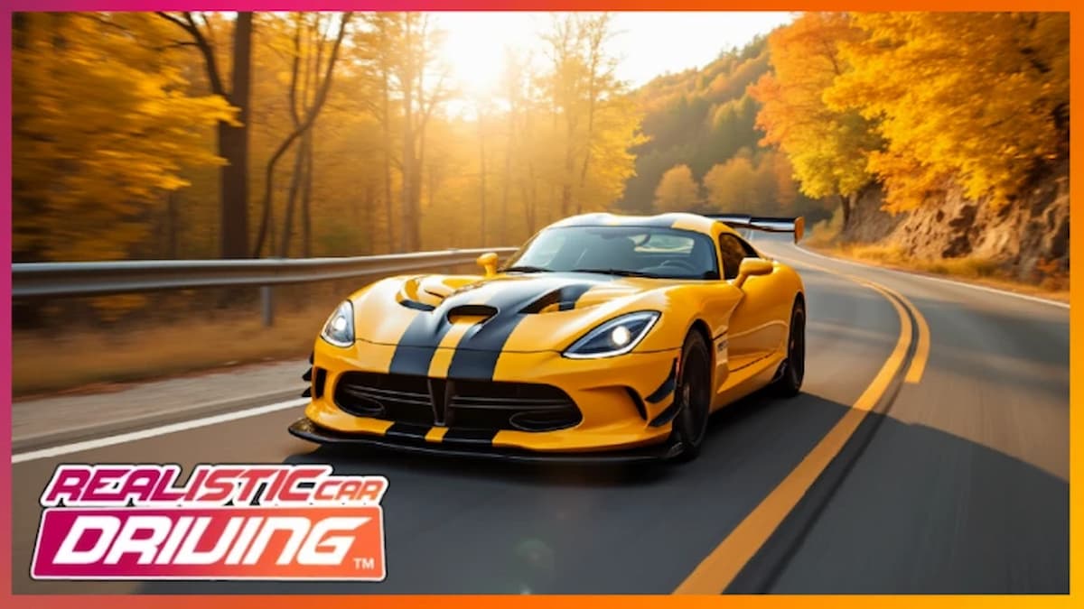 Promo image for Realistic Car Driving.