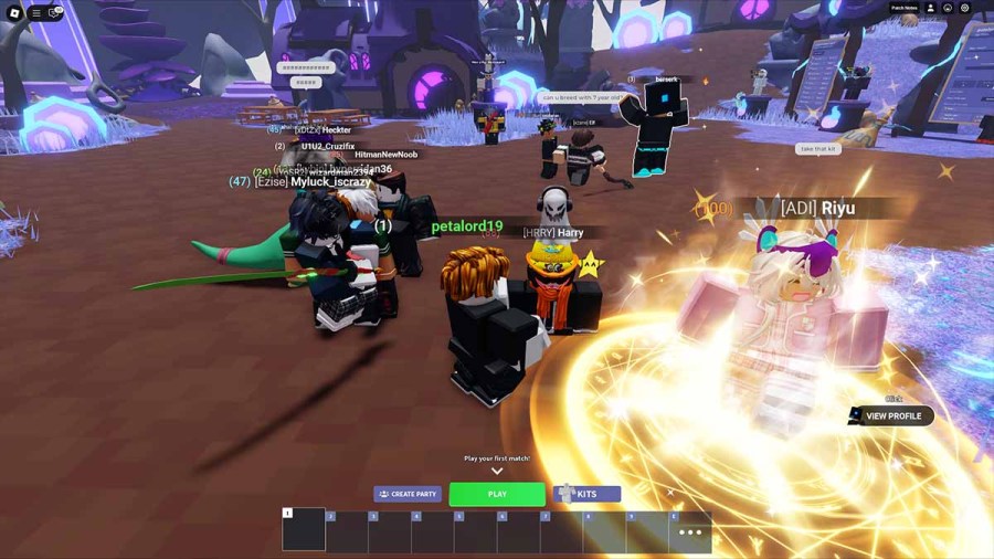Roblox Bedward players emoting