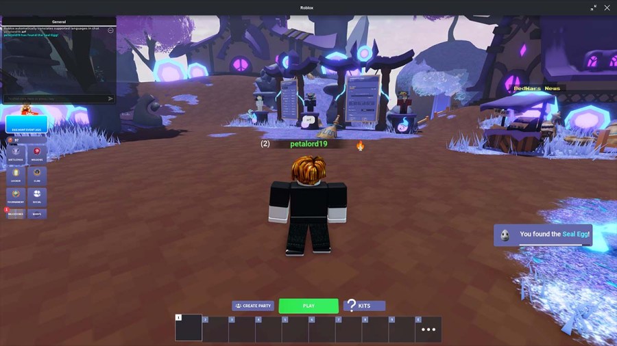 Roblox Bedward easter egg unlock
