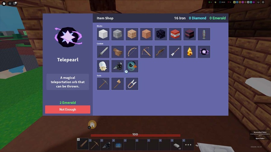 Roblox Bedward teleporter