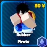 rubber pirate unit from anime rangers x roblox experience