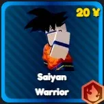saiyan warrior unit from anime rangers x roblox experience