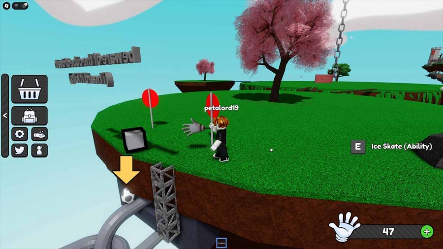 Slap Battles Easter Egg location