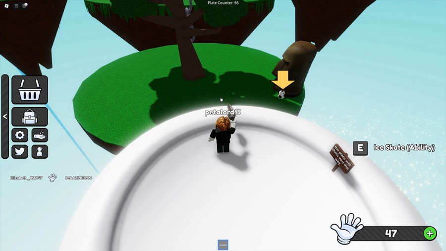 Slap Battles Easter Egg location