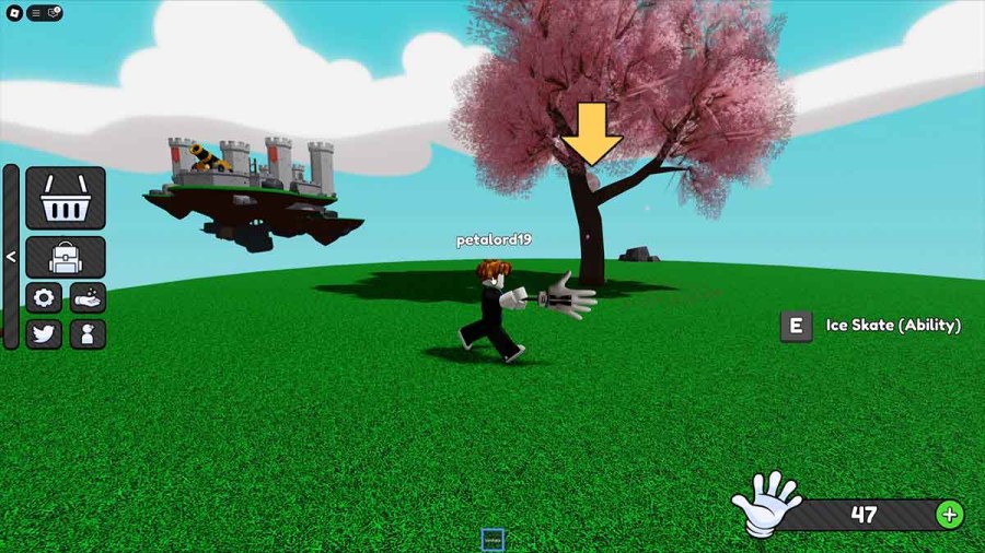 Slap Battles Easter Egg location